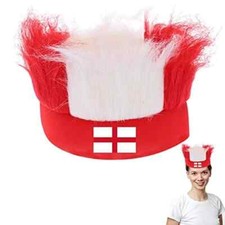 England St George's Hat Red White Supporter Football Unisex Fabric Sports Party