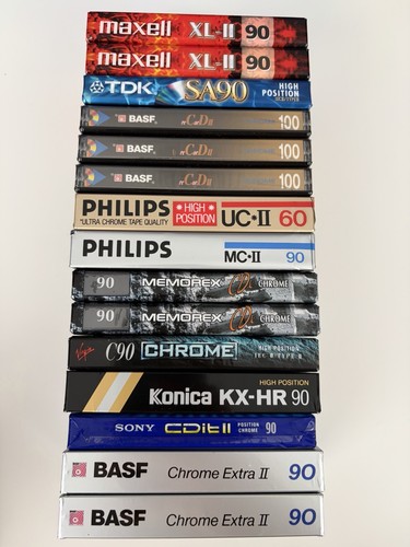 Blank cassette tapes type - 15,