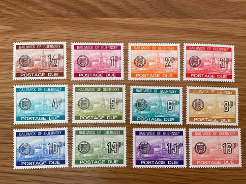 Stamps guernsey d18 - qe, d18-29