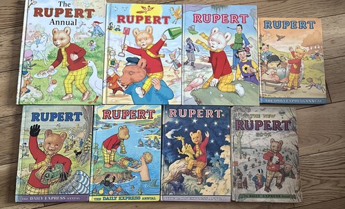 Rupert bear annuals - job, lot