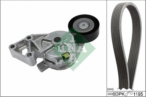Ribbed belt set fits vw - set,