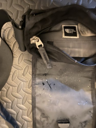 North face shoulder - shoulder, man