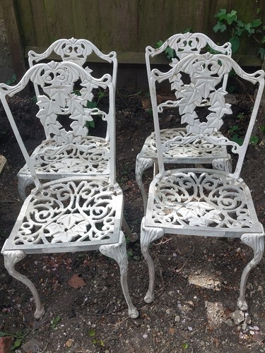 Garden chair set cast - chair,
