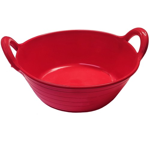 Red skip feed bucket - red,