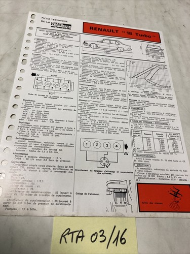 Automobile technical sheet - automobile,