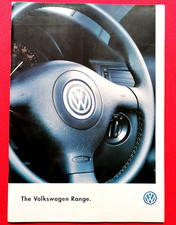 1997-98 VW RANGE Sales Brochure - Polo Golf Mk4 GTi VR6 Syncro Passat Shararn