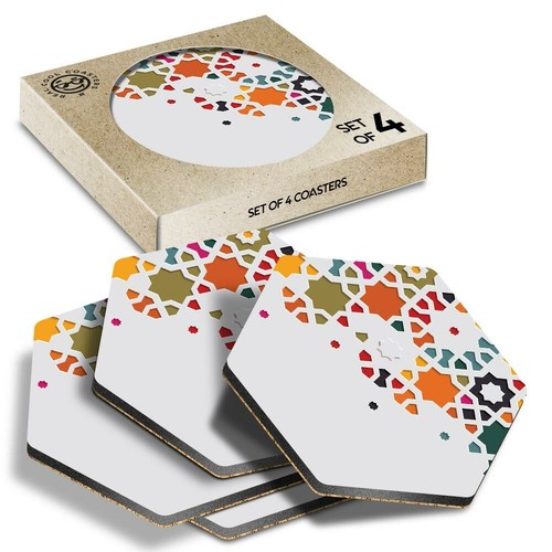 Hexagon coasters - 4, x