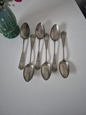 Vintage Large Epns Spoons X 6