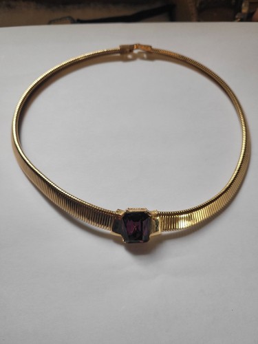 Vintage gold tone collar - vintage,