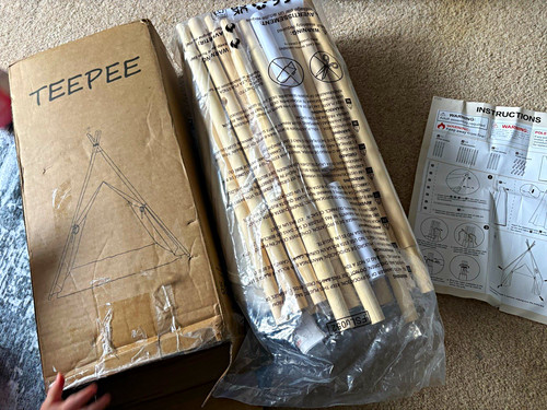 Kids teepee play tent - kids, kit