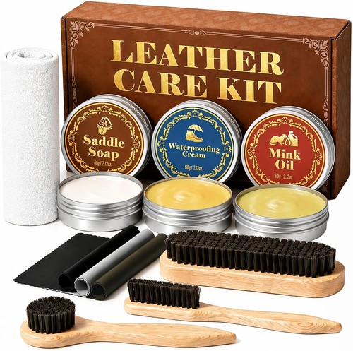 Leather care kit 10pcs - leather, saddle