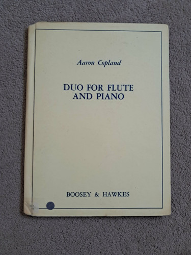 Copland duo for flute - copland,