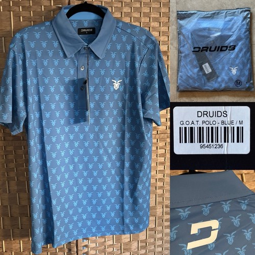 Bnwt druids golf blue goat - druids,