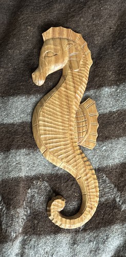 Vintage hand carved wooden - hand,