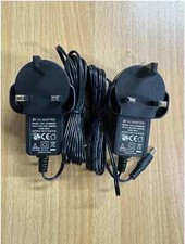 3XUK Plug 12 volt 1000mA Black Power Supply Adapter Charger-4.0mm x 1.7mm-1.5M