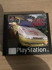 Rally Cross RARE Playstation PS1 Good Condition Complete with manual PAL region 