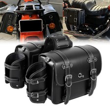 Motorcycle Saddle Bags W/ Cup