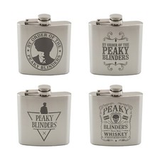 Peaky Blinders Hipflask 6oz Laser Engraved Wedding Birthday Christmas Best Man