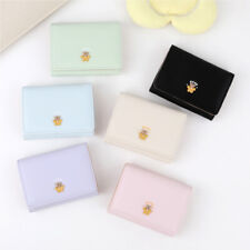 Design Cute Bear Trifold Coin Purse Large Capacity Card Slots Student Girls Gift