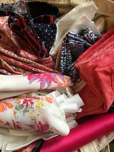 Fabric pieces bag 900g mixed - fabric,