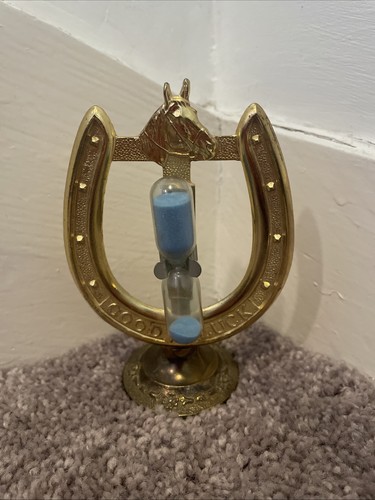 Vintage brass good luck horse - brass,