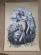 Phlegm Civilization II Limited screen print signed like Banksy Invader Pejac 