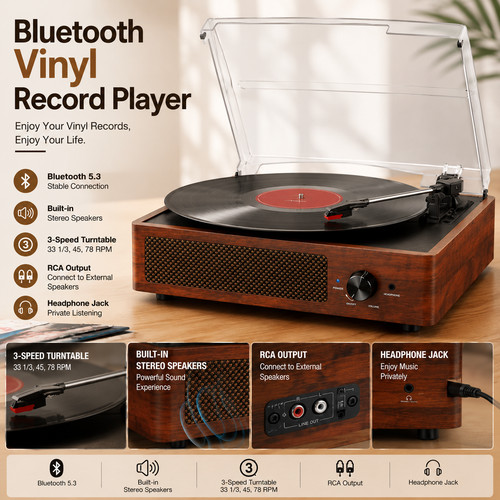 Bluetooth vinyl record - bluetooth,