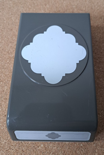 Stampin decorative label - :,