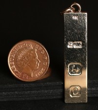 1977 SOLID 9 CARAT GOLD INGOT