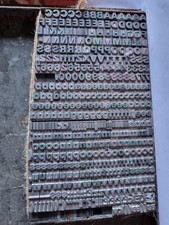 24 pt Gill Extra Bold letterpress type