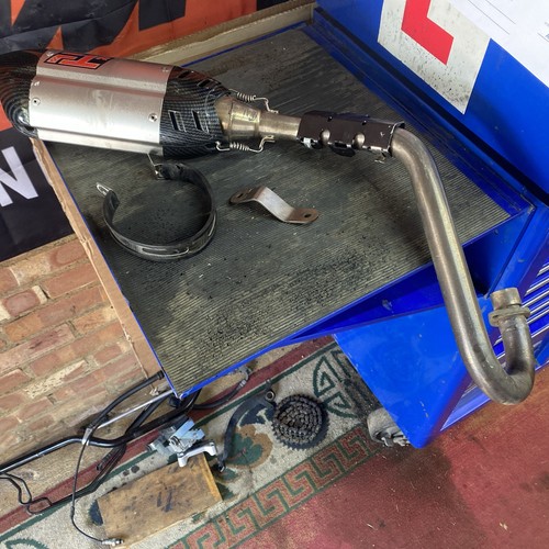 Not fuel exhaust system was - exhaust, on