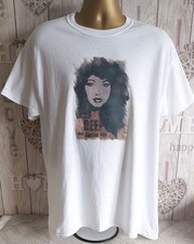 Rare Gildan x Lazy Carrot Men's L Kate Bush See How Deep The Bullet Lies T-Shirt