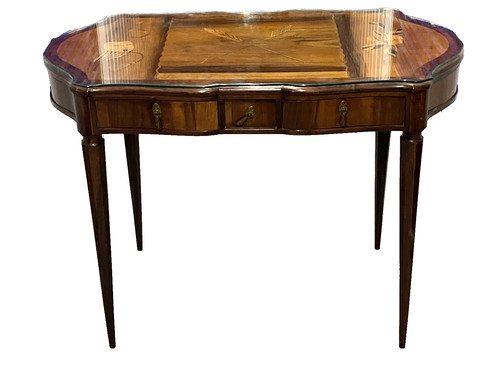 Antique georgian style inlaid - antique,
