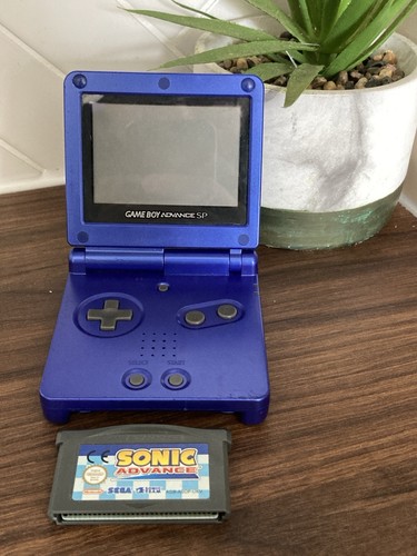 Blue nintendo gameboy advance - gameboy,
