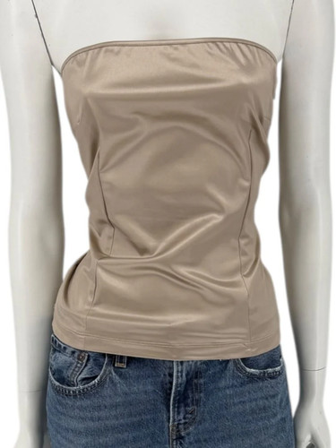 Champagne satin strapless - d&g,