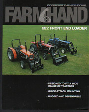 FARMHAND "222" Front End Tractor Loader Brochure Leaflet