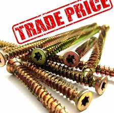 TRADE PRICE CONCRETE DOOR & WINDOW FRAME FIXING CONCRETE SCREWS - 15 LENGTHS -