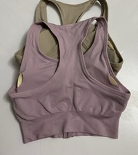 Pro Fit Sports Bra – 2 Pack (Brown & Pink) – Size UK Small – New/Unused