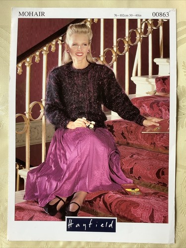 Hayfield pattern 00863 mohair - pattern, 00863.