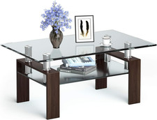 Coffee Table Glass Rectangular