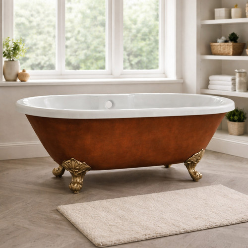 1700mm copper freestanding - copper,