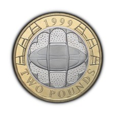 GREAT BRITAIN. 1999, 2 Pounds