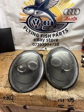 Vw Beetle 98-05 Halo Headlights Pair Used Led , Untested - Spares Or Repairs