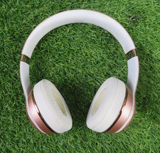 GENUINE BEATS BY DR. DRE SOLO 3 WIRELESS BLUETOOTH ON-EAR HEADPHONES ROSE GOLD