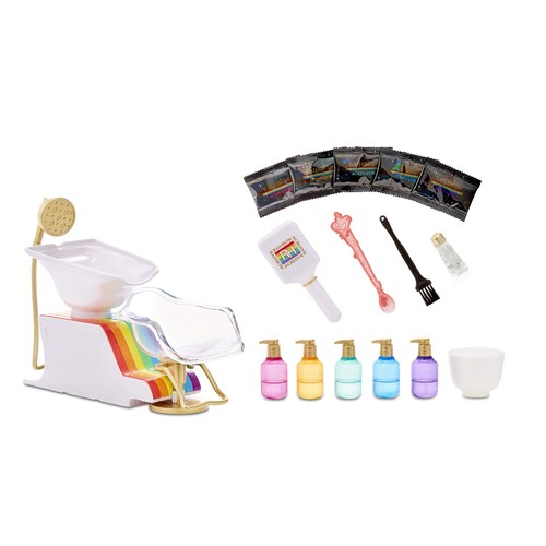 Salon playset with rainbow - salon,