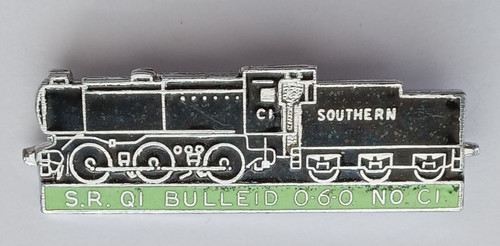Steam train loco bulleid - train, s.r.