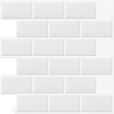 DEWOO White Peel and Stick on