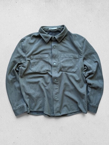 Zara olive green overshirt - olive,