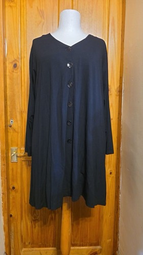 Sixteen47 jet black tunic - black,