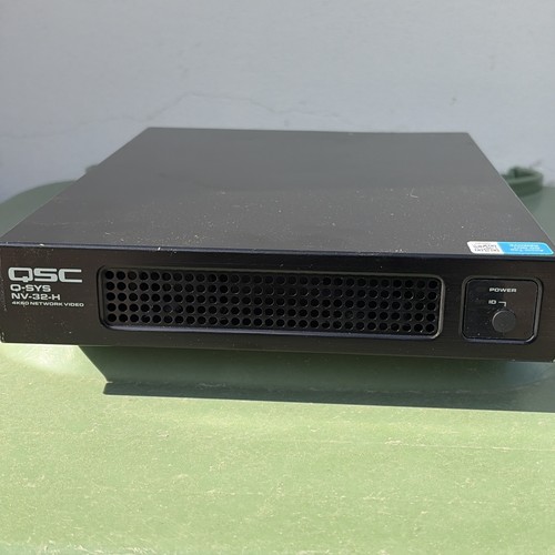 Qsc sys h 4k60 - qsc, network